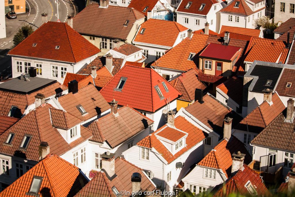 Cosa vedere a Bergen: Skuteviken vista dal Bergenhus festning