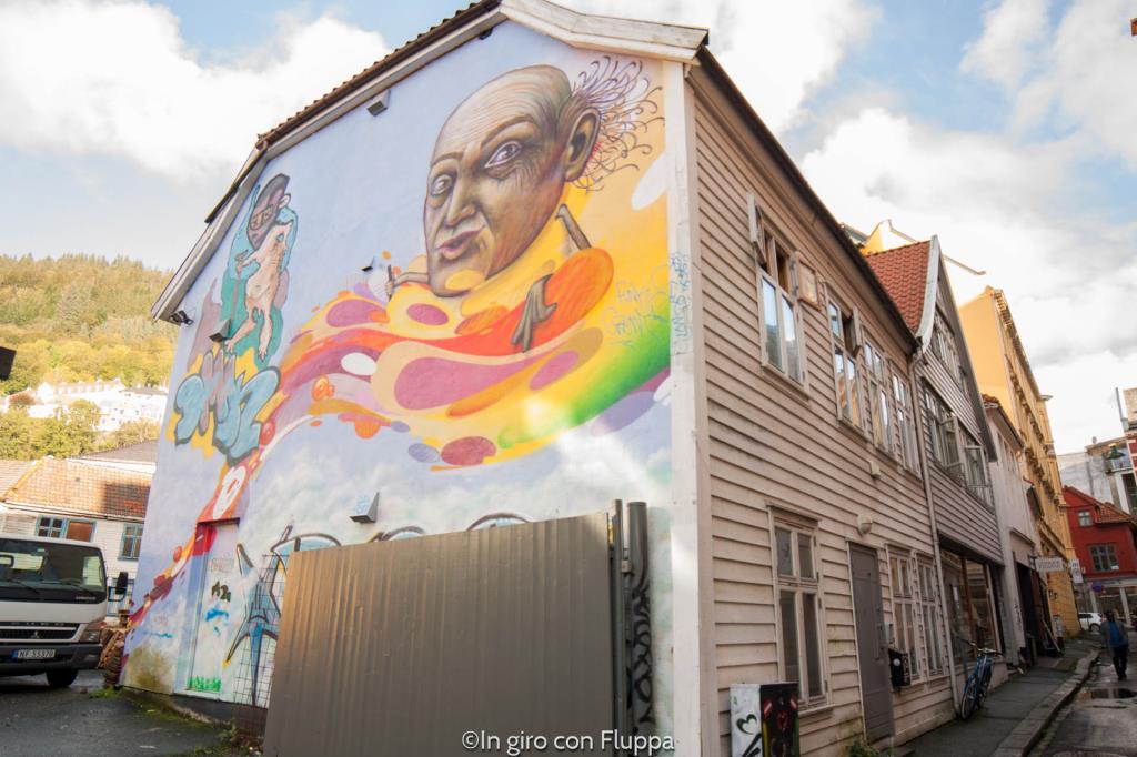 Cosa vedere a Bergen: Skostredet e la street art