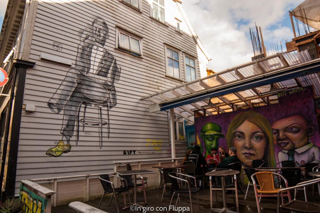 Cosa vedere a Bergen: Skostredet e la street art