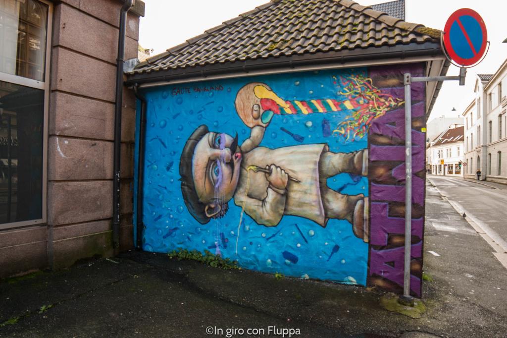 Cosa vedere a Bergen: Skostredet e la street art