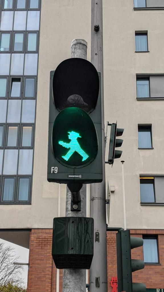 L'iconico omino dei semafori di Berlino