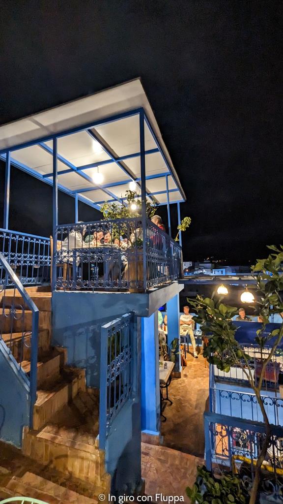 Ristorante Clock a Chefchaouen - terrazza