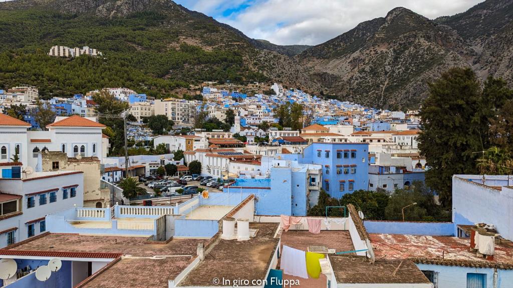 Hotel Chez Aziz - vista su Chefchaouen dalla terrazza