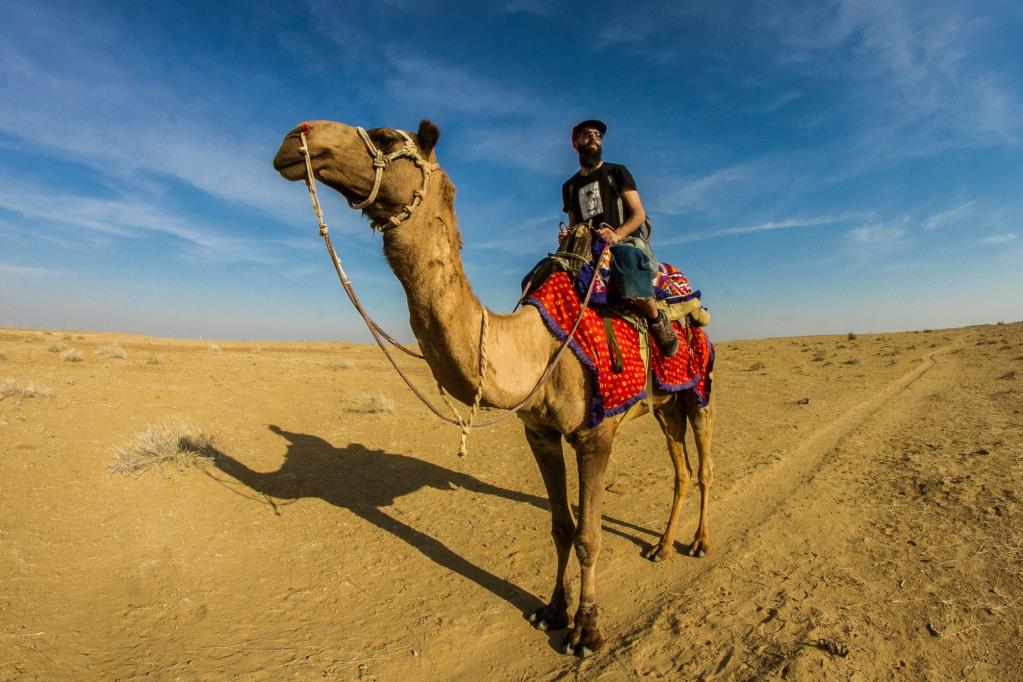Gianluca Iarlori, cammello nel deserto indiano 2019