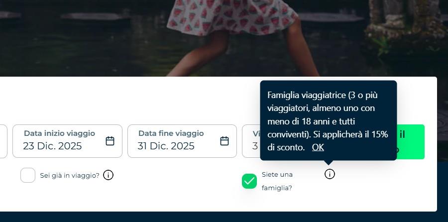 Heymondo sconto famiglia