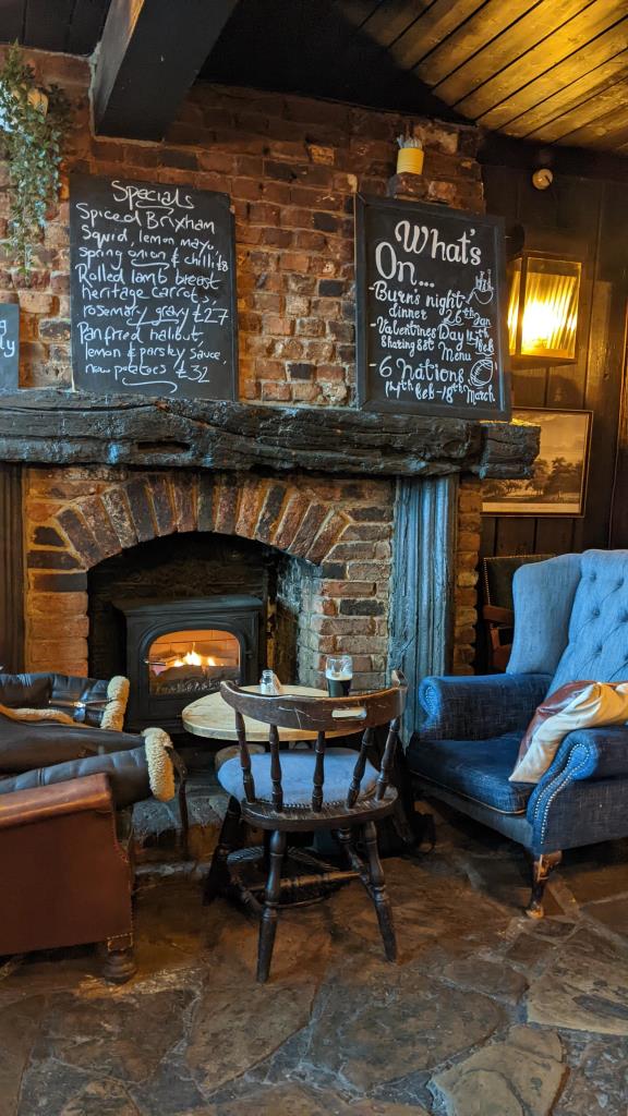 Un angolo del Cutty Sark pub a Greenwich