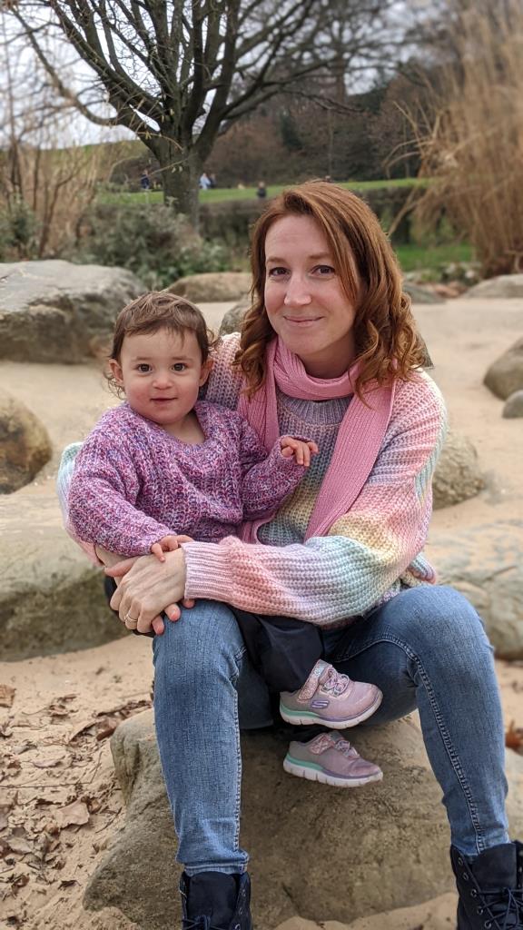 io e Vicky nel playground di Greenwich Park