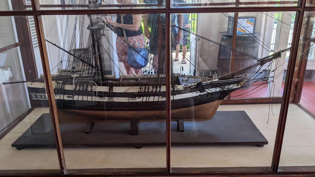 Nelson Dockyard, Antigua - vessel scale model