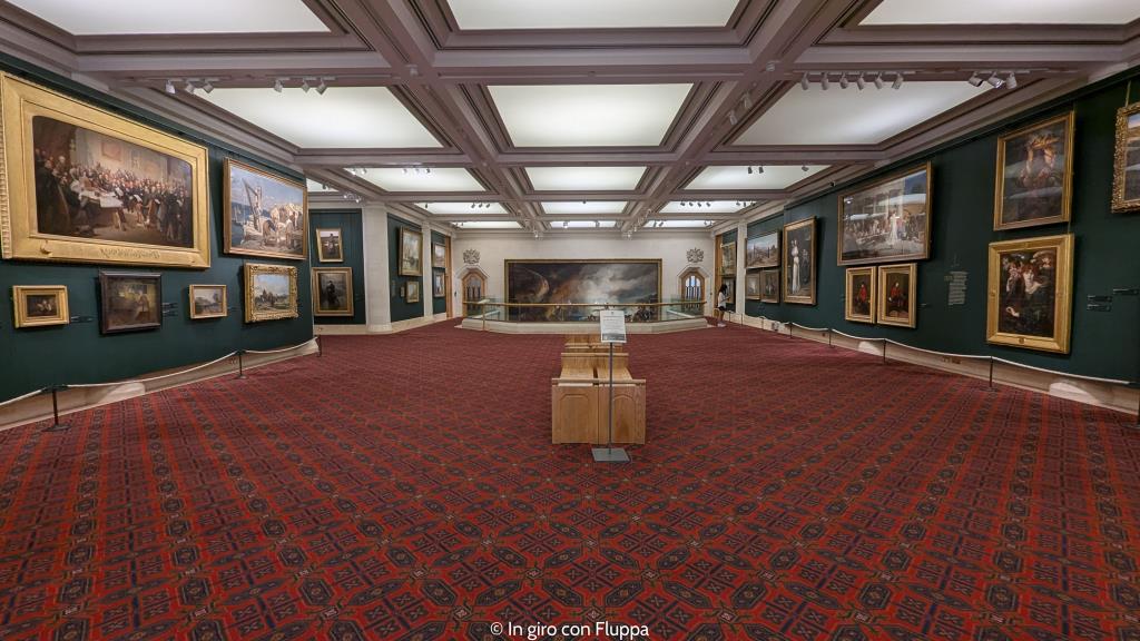 Guildhall Art Gallery, galleria interna, Londra