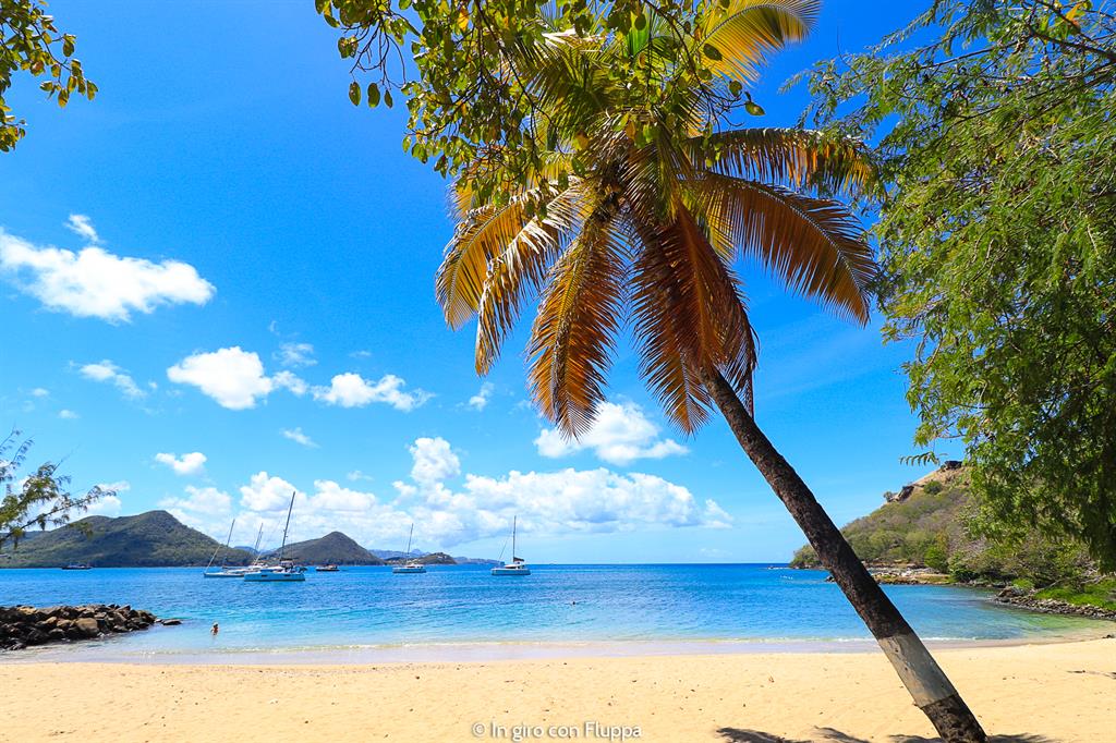 Cosa fare a Santa Lucia, Caraibi: la spiaggia del parco nazionale Pigeon Island