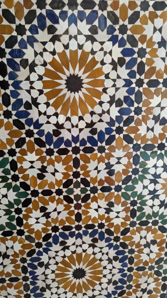 particolari del Palazzo Bahia, Marrakech