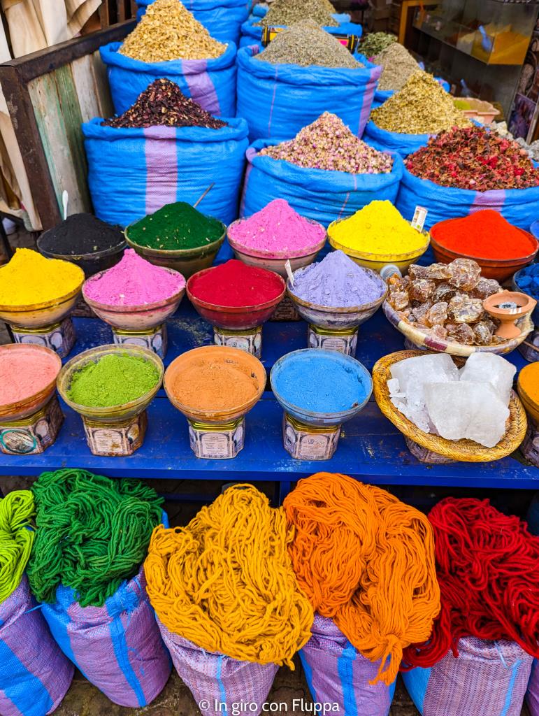 spezie nei souk di Marrakech