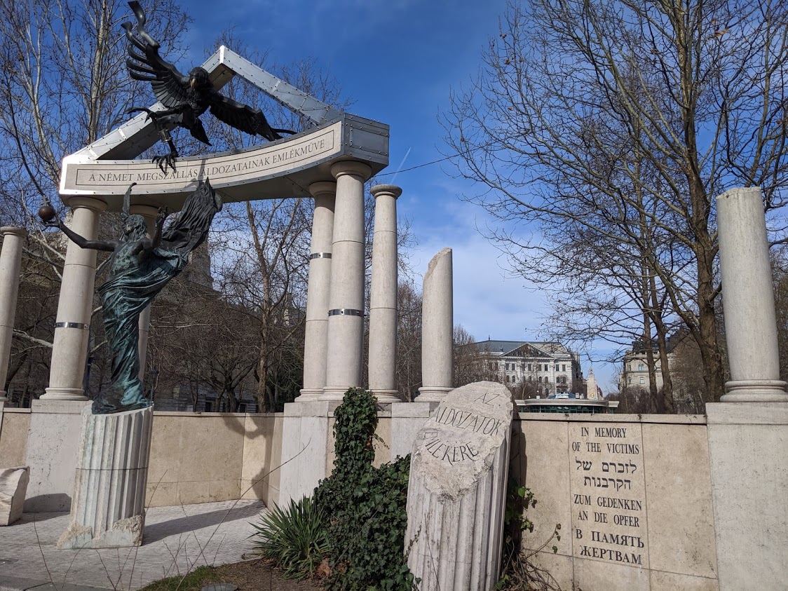 Cosa visitare a Budapest in 4 giorni: Liberty square - il monumento all'Olocausto