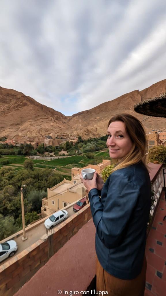 Riad Sephora - caffè con vista