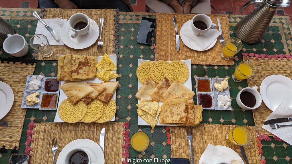Riad Sephora - colazione in terrazza