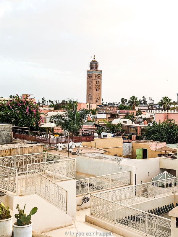 M Rooftop by Medina Heritage: vista sulla Koutoubia