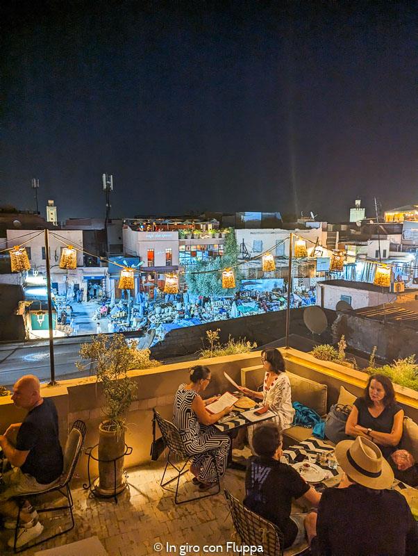 Nomad restaurant Marrakech: notte