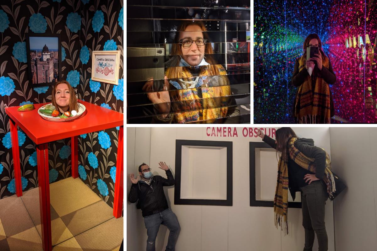 Effetti ottici alla Camera Obscura di Edimburgo