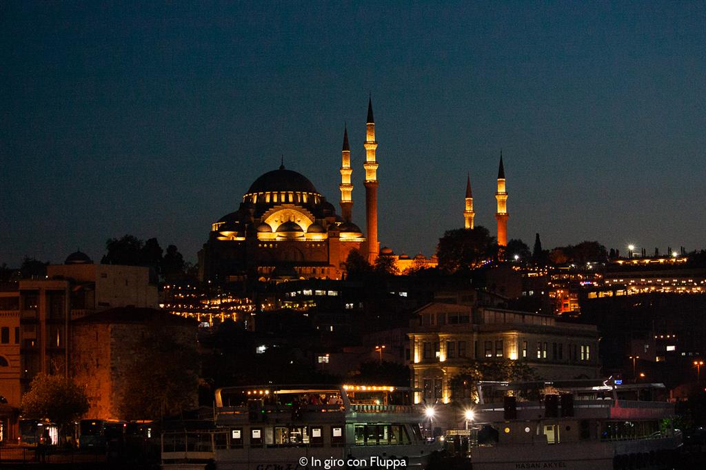 Istanbul, Crociera sul Bosforo di sera