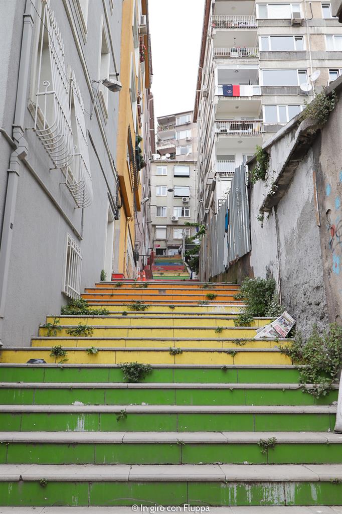 Istanbul, Rainbow stairs