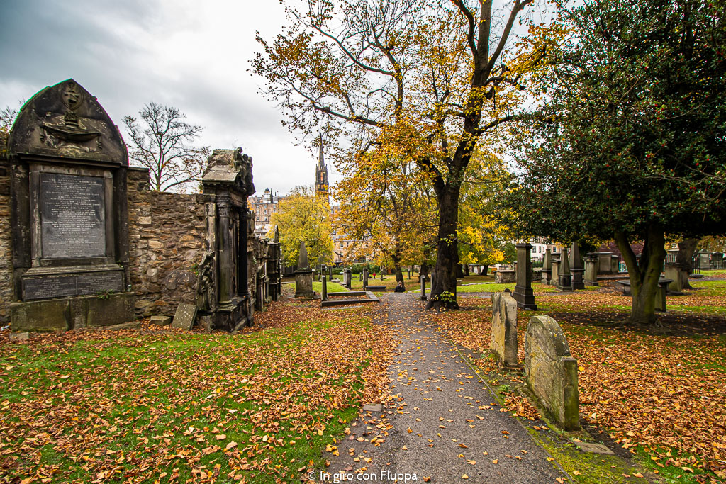 Dove vedere il fogliage a Edimburgo: il Greyfriars Kirkyard