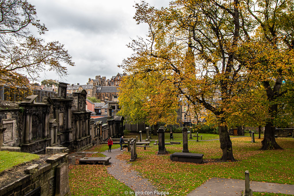 Dove vedere il fogliage a Edimburgo: il Greyfriars Kirkyard