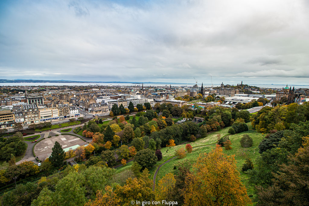 Dove vedere il fogliage a Edimburgo: Princes Street Gardens