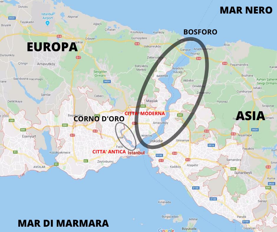 Mappa Istanbul