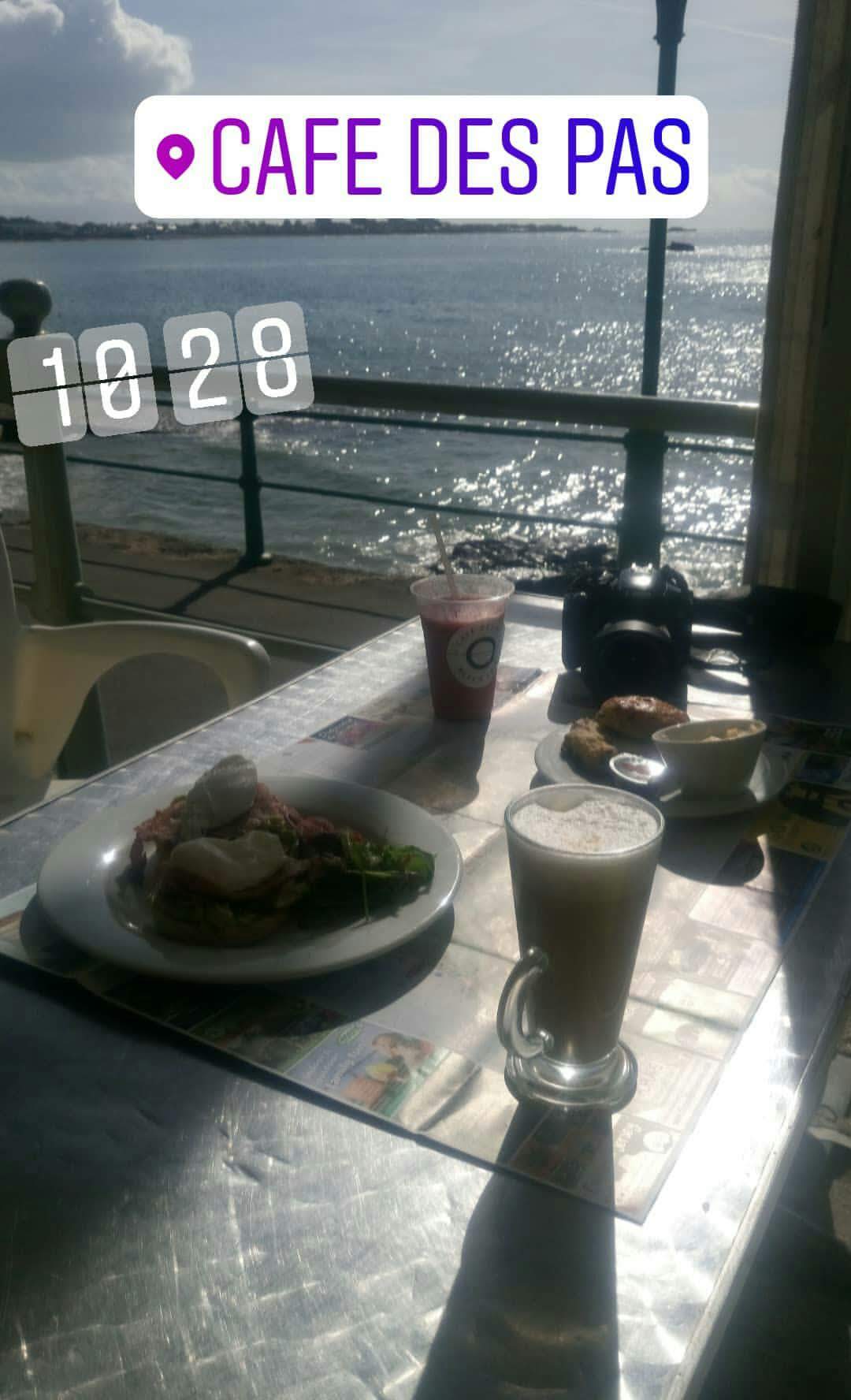Cosa mangiare a Jersey: colazione vista mare