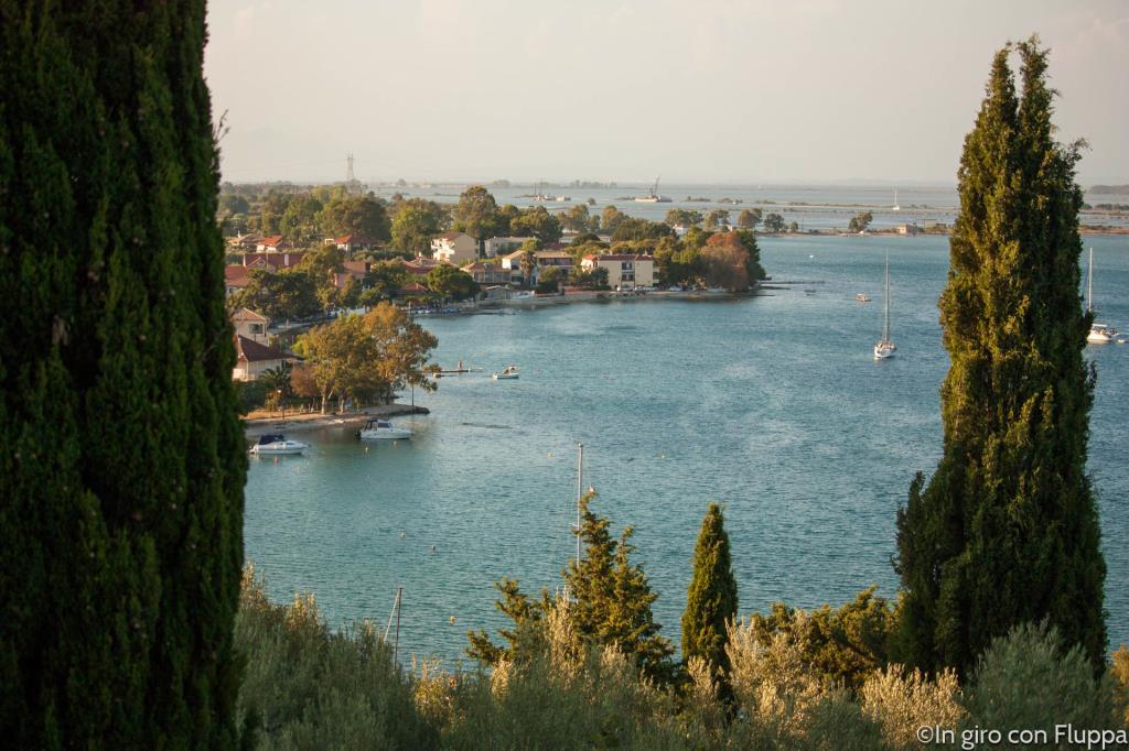 Vista di Ligia dall'appartamento