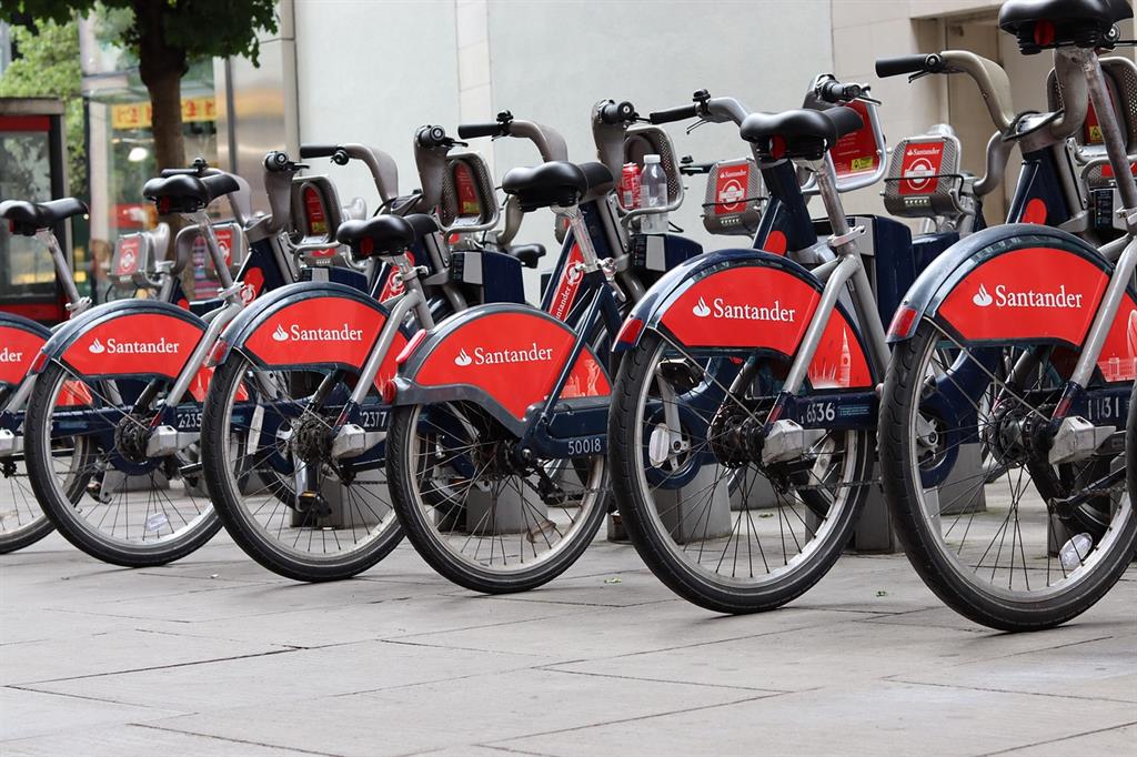 Bike sharing: le biciclette Santander (Pixabay free image)