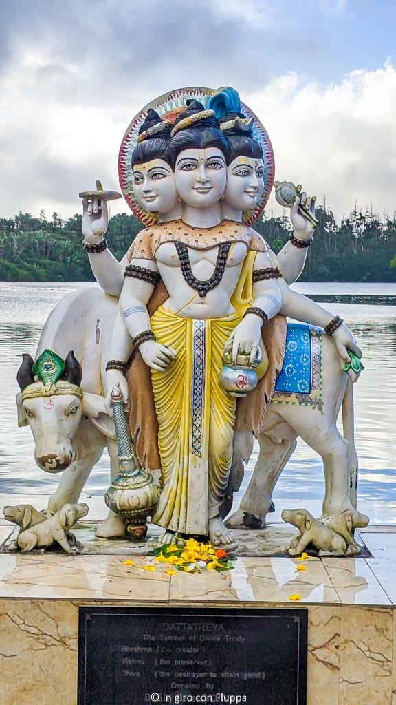 Statua di Dattatreya al al Gran Bassin, Mauritius