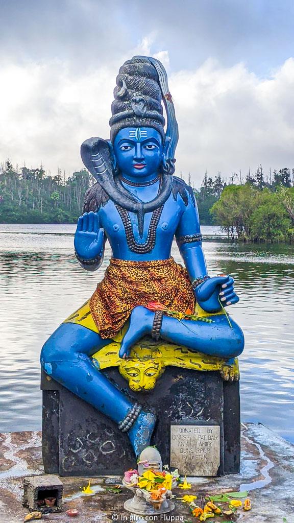 Statua di Shiva al Gran Bassin, Mauritius