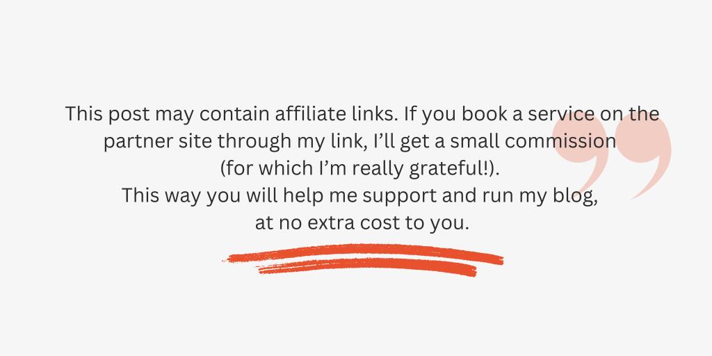 Disclaimer affiliates
