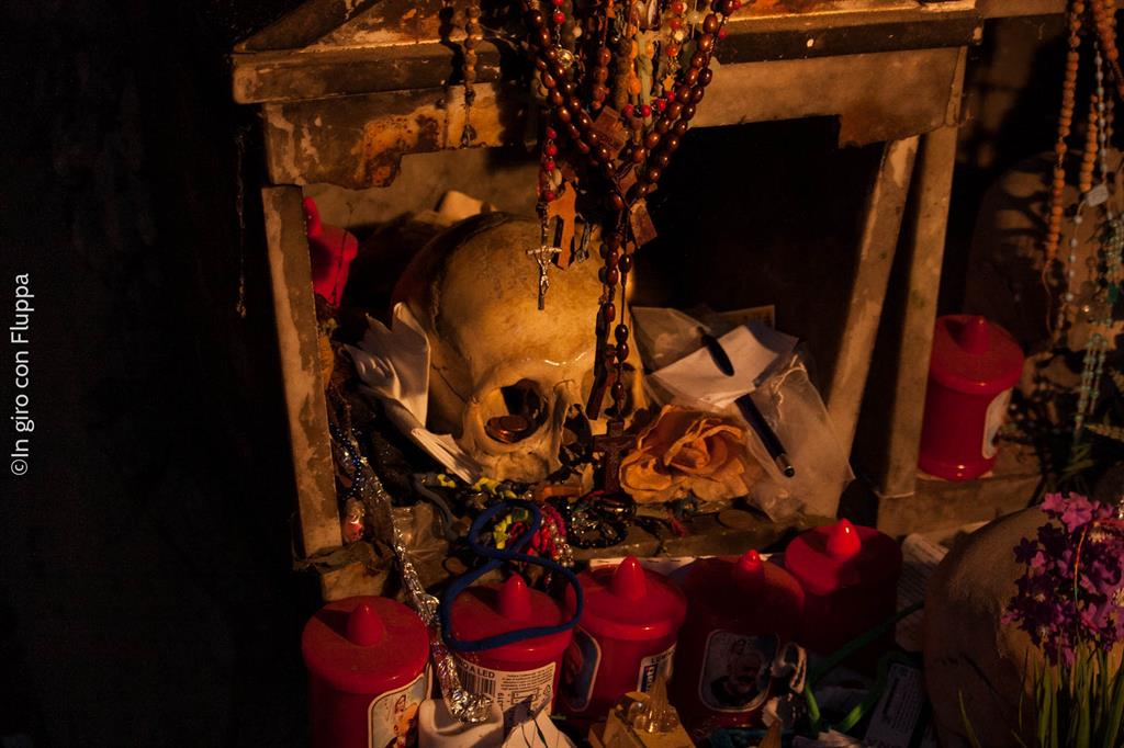Sanita' district - donna Concetta'skull