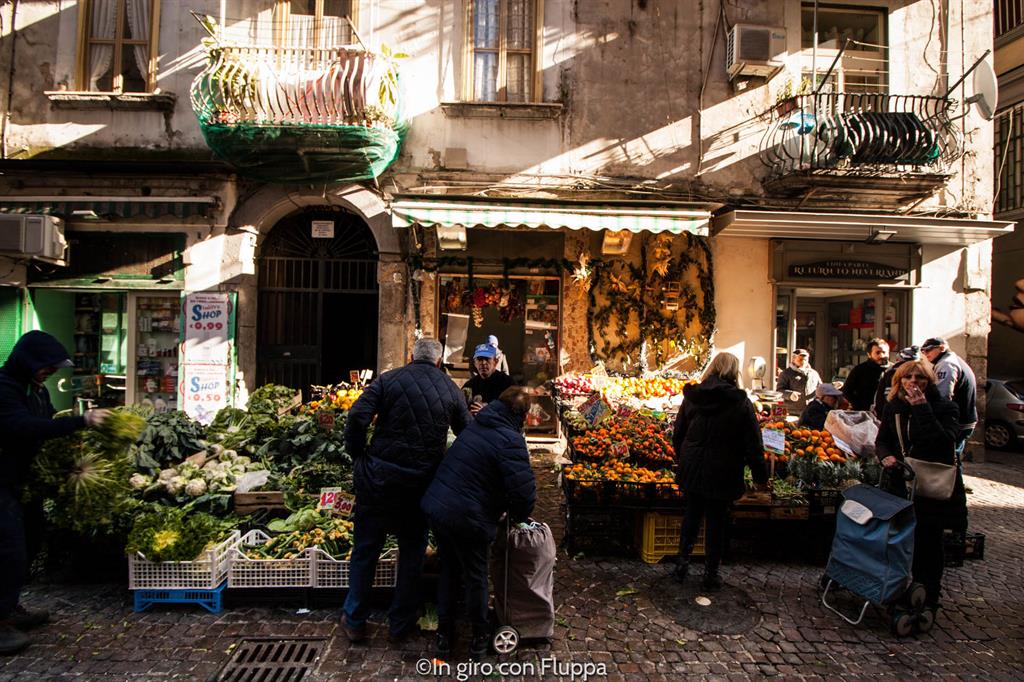 Sanita' district  - fruit market