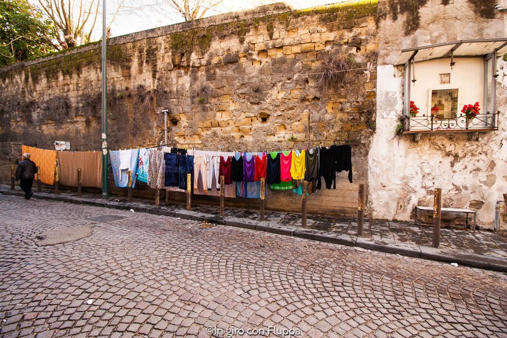 Sanita' district - clothes hanging to dry