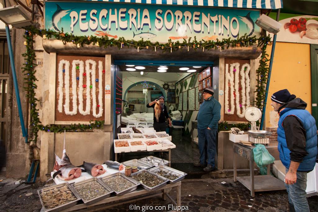 Sanita' district  - fish market