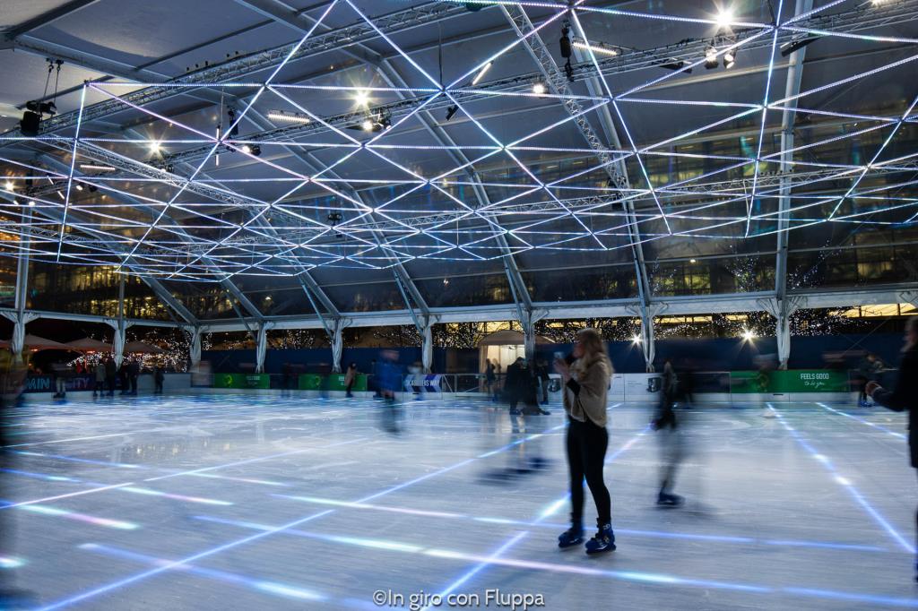 Natale a Londra - Canary Wharf Ice Rink
