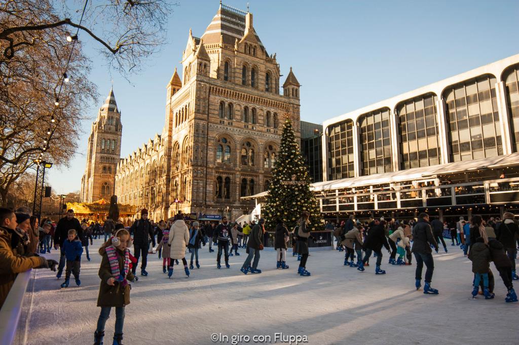 Natale a Londra - Natural History Museum Ice Rink