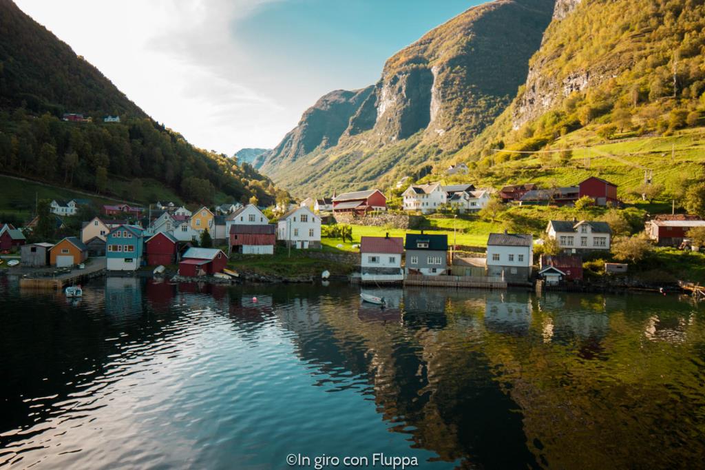 Undredal village, Aurlandsfjord