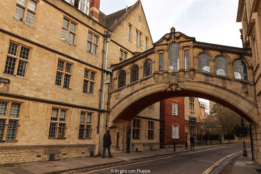 Cosa vedere a Oxford: the Bridge of Sighs