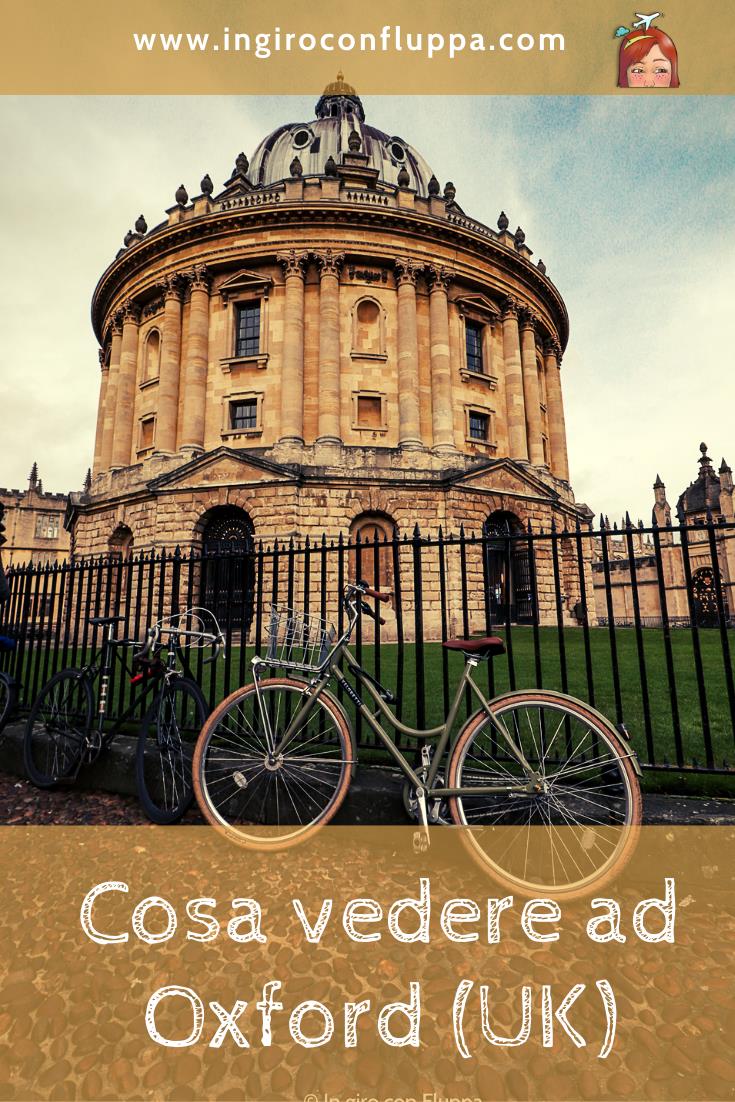 Cosa vedere ad Oxford. Salva l'articolo su Pinterest!