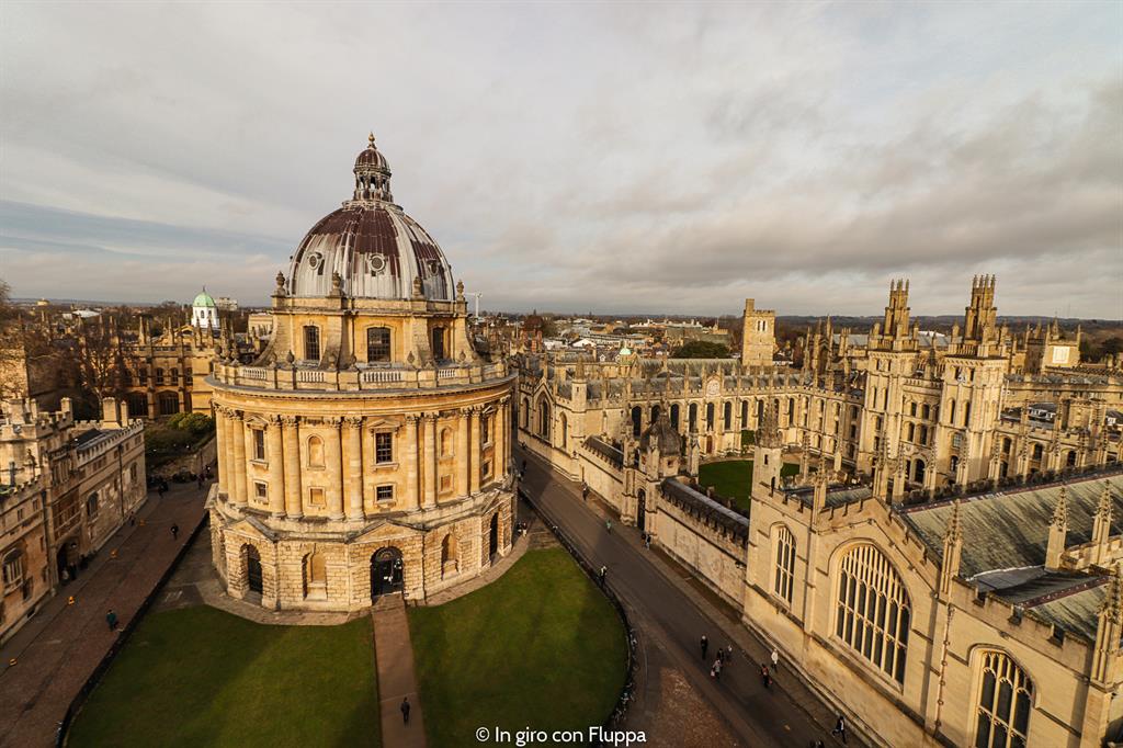 Vista di Oxford dalla torre della University Church