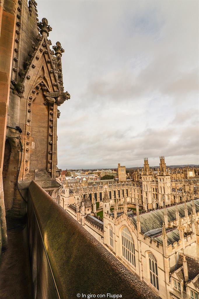 Vista di Oxford dalla torre della University Church