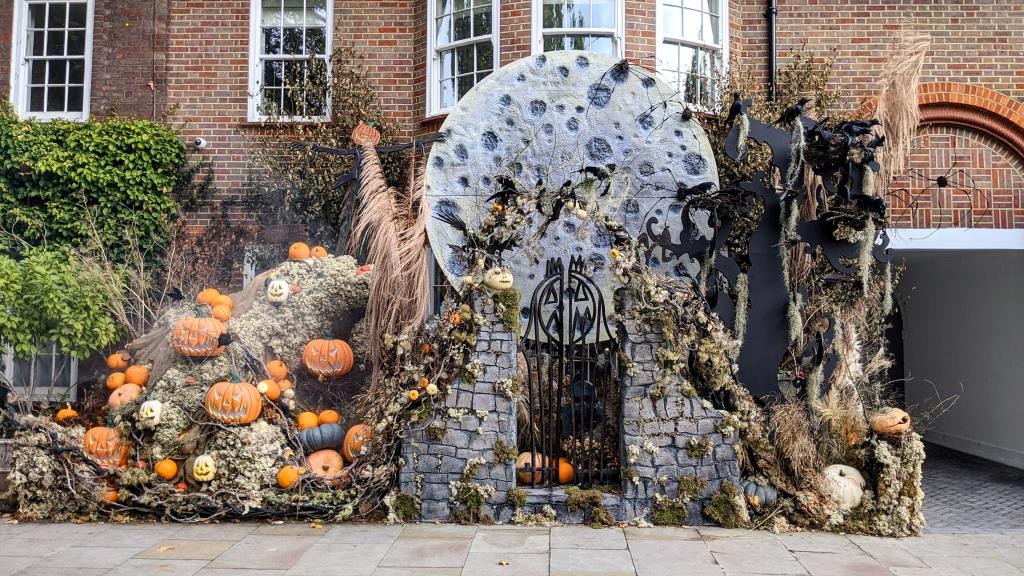Casa decorata per Halloween a Londra