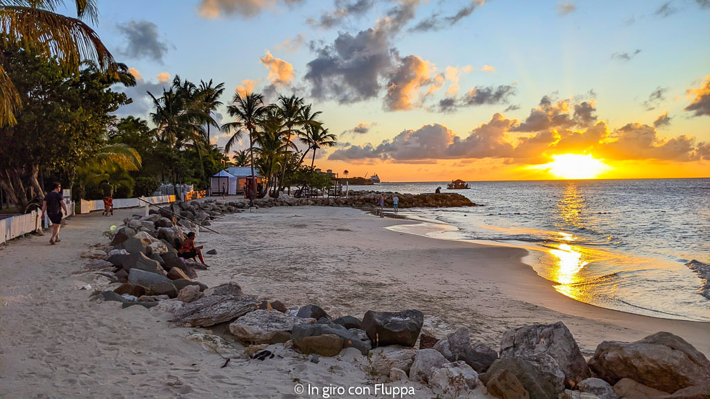 Tramonto a Dickenson Bay, Antigua