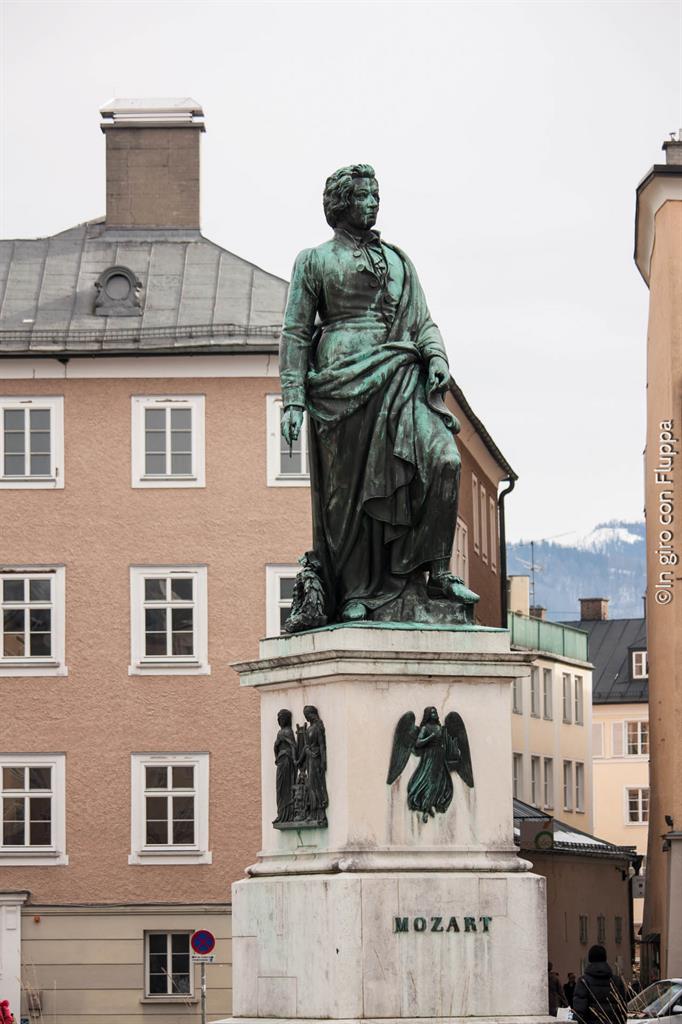 Salisburgo - statua di Mozart
