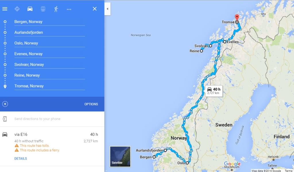 Norwegian tour