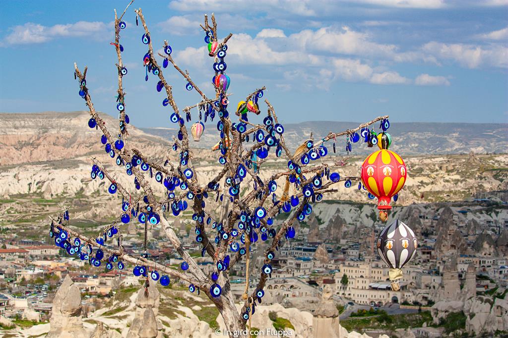 Viaggio in Cappadocia: punto panoramico di Göreme
